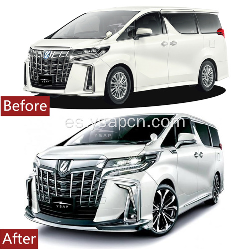 Buena calidad 18-20 kit de cuerpo de estilo Alphard Modellista